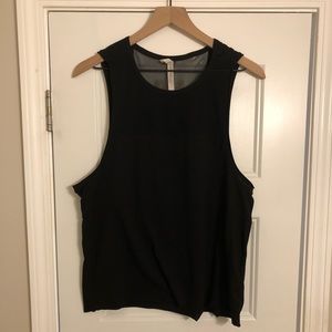 Black Free People Workout Tank Top
